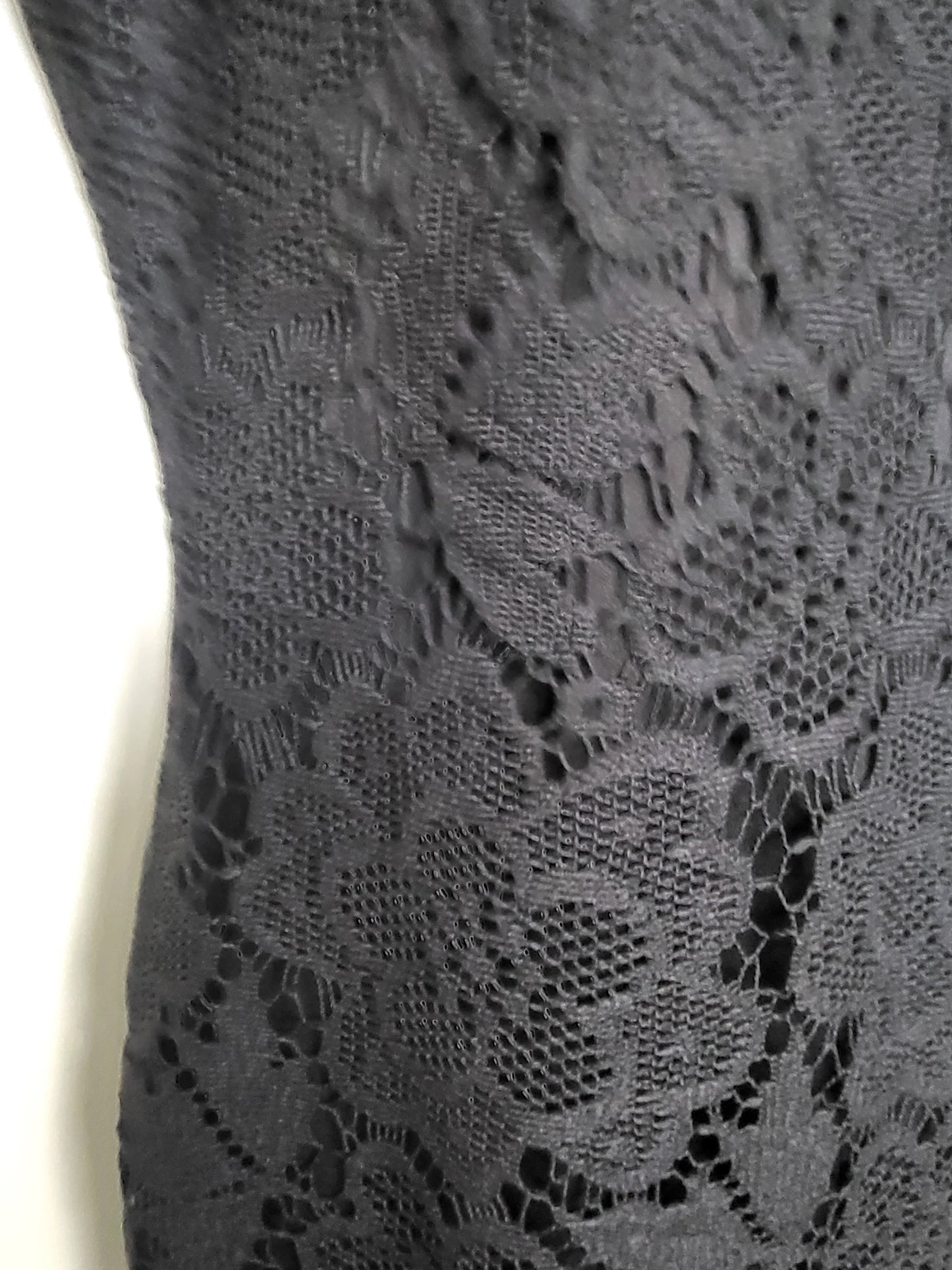 Snap brand Black Lace Scoop Neck Dress | Size MEDIUM