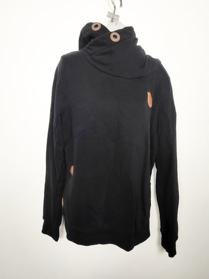 Wanakome black pullover "Artemis" hoodie | Size XL - AS IS