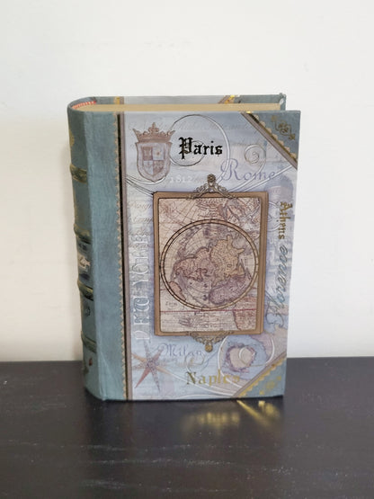 Paris themed Hollow Book Cardboard Storage Box