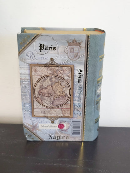 Paris themed Hollow Book Cardboard Storage Box