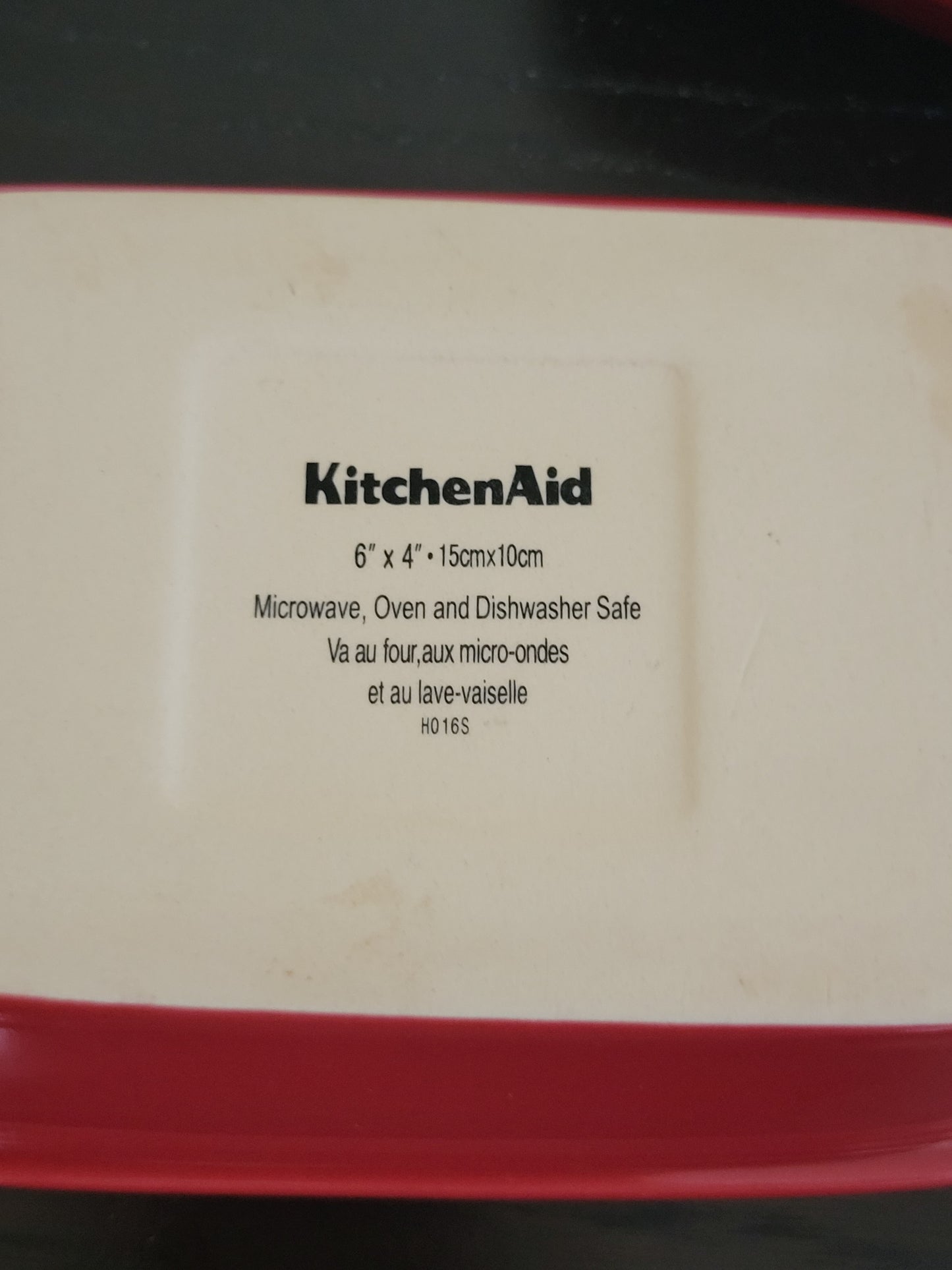 KitchenAid Ceramic Mini Rectangular Bakers in Empire Red (sorry, no shipping)