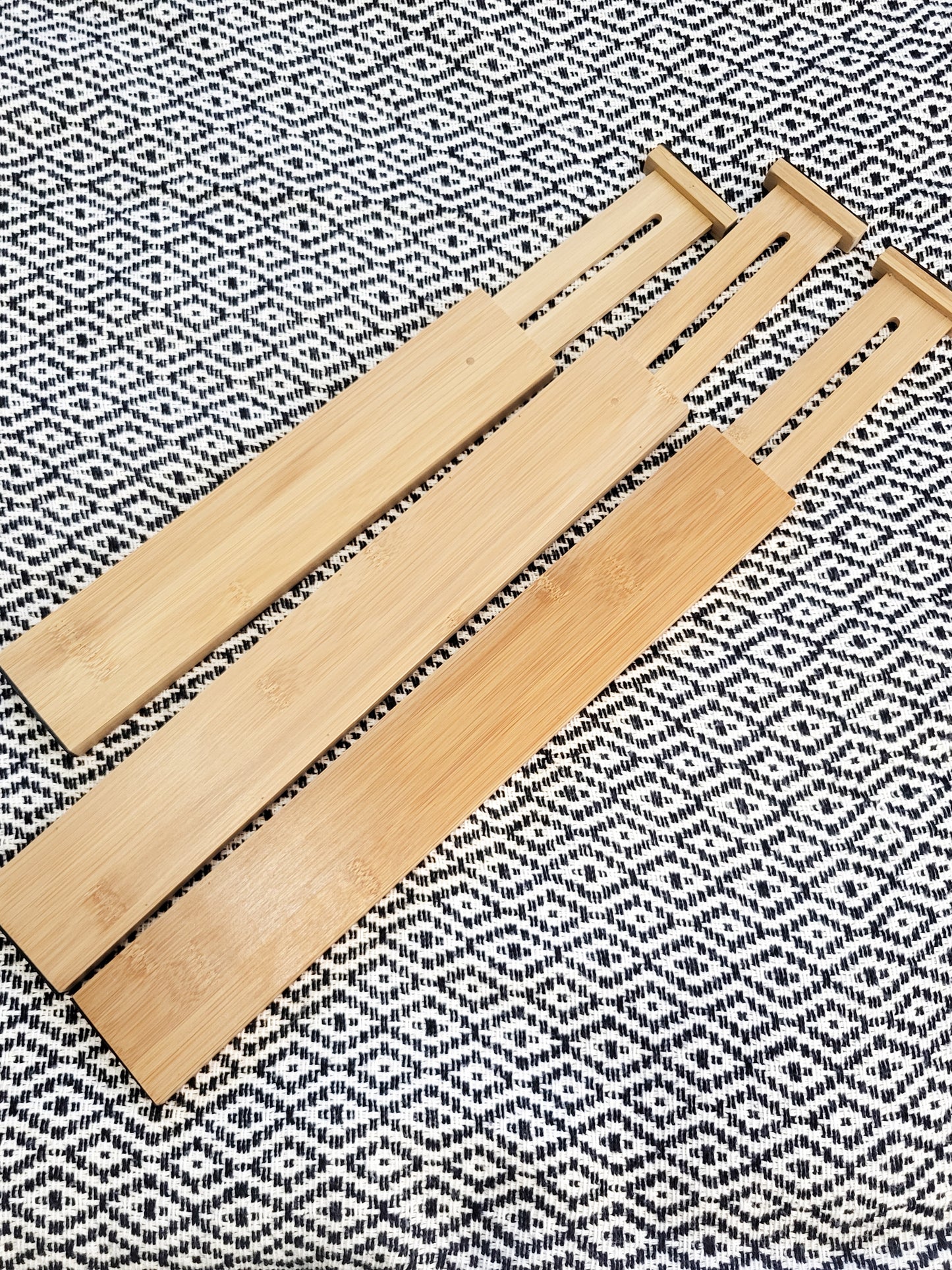 Adjustable Bamboo Drawer Dividers (sorry, no shipping)