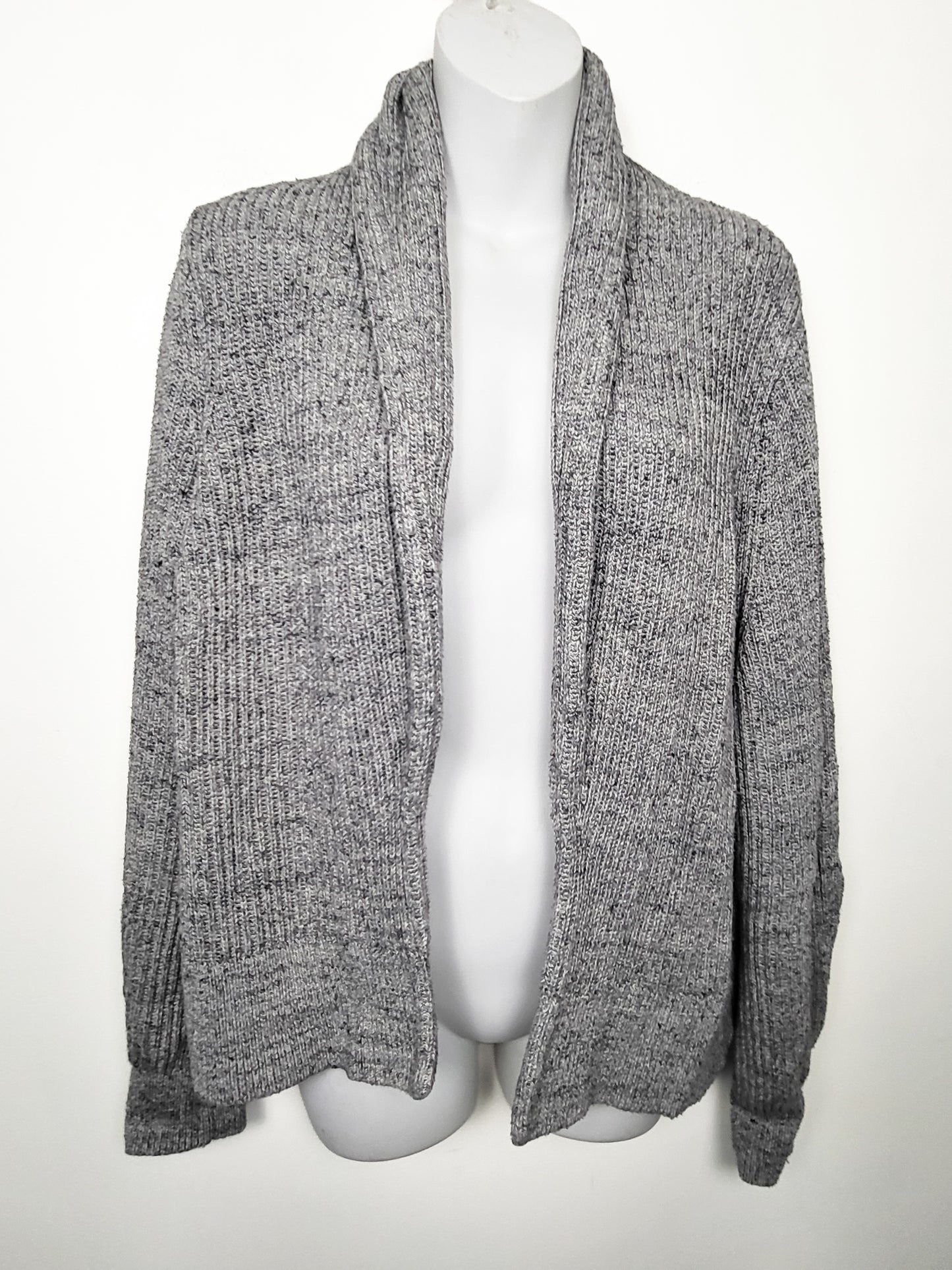 Gap grey marled open cardigan sweater | Size LARGE