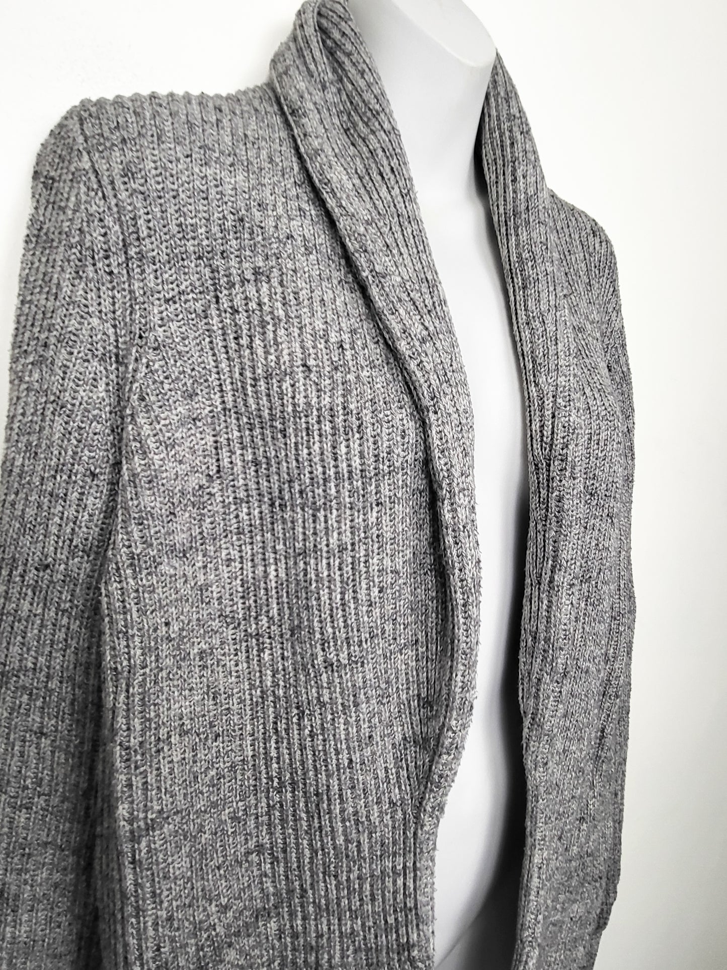 Gap grey marled open cardigan sweater | Size LARGE