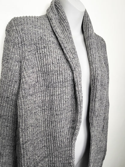 Gap grey marled open cardigan sweater | Size LARGE