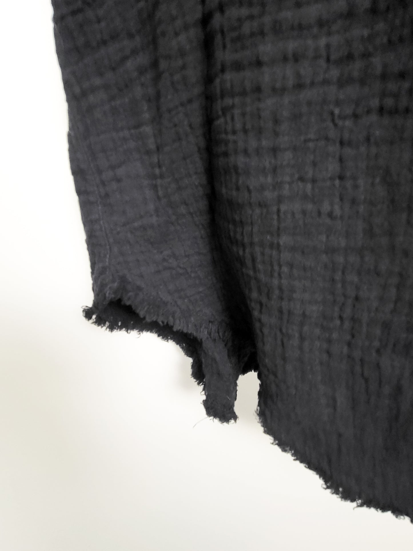 Aerie American Eagle black "Poet Button Up" shirt | Size LARGE