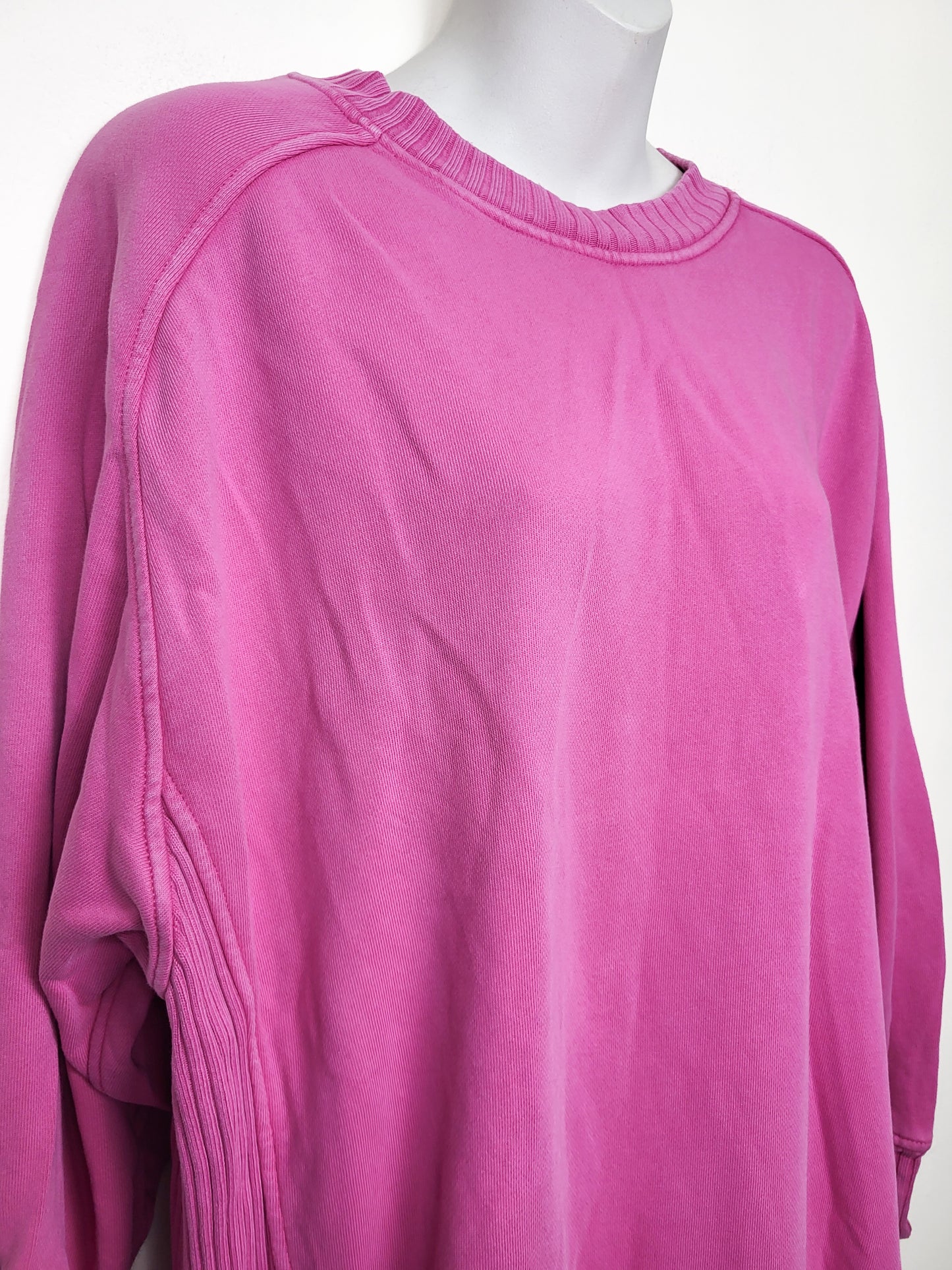 Aerie American Eagle pink oversized sweatshirt | Size SMALL