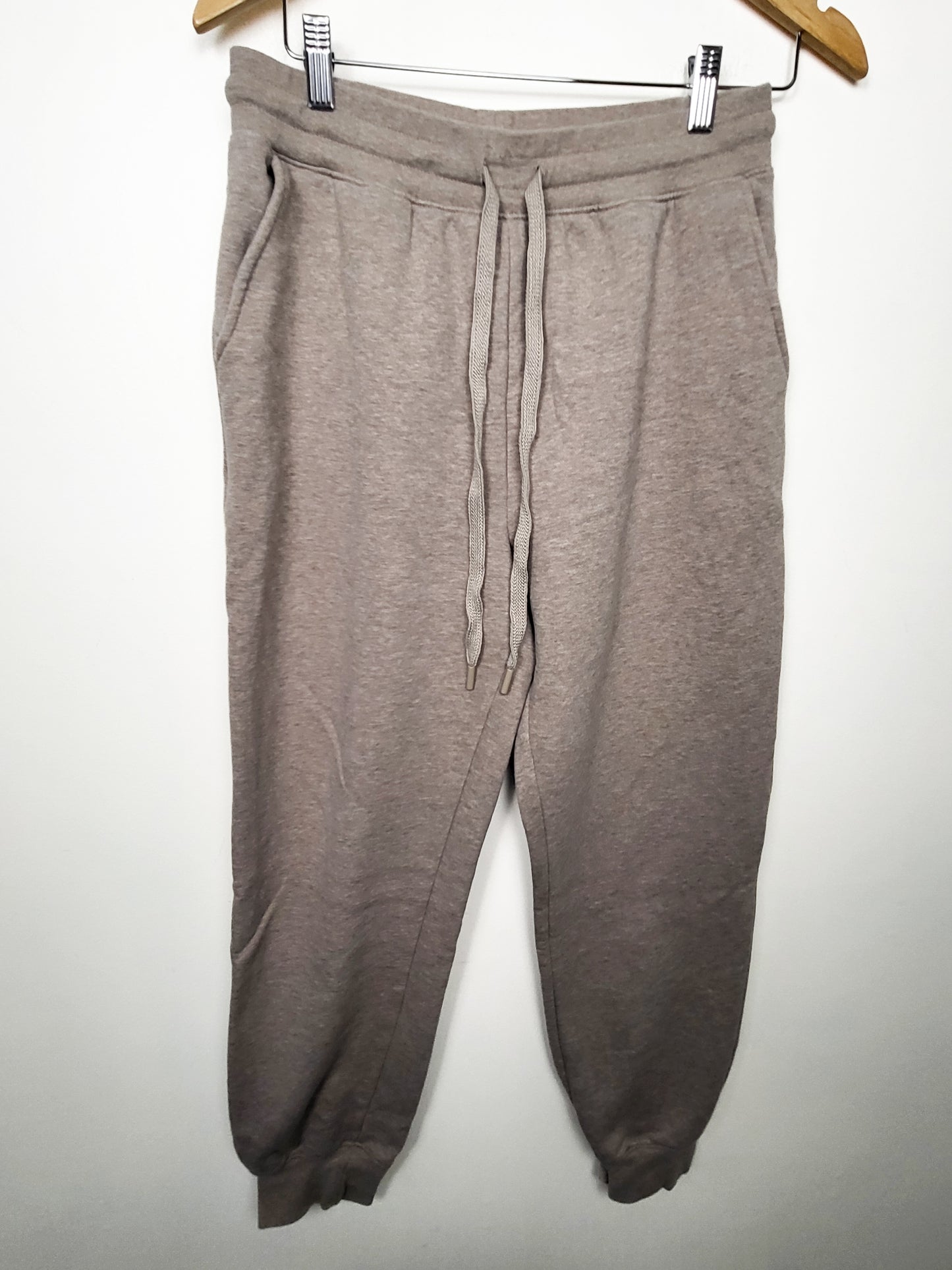 Joe Fresh x Jillian Harris taupe "Retreat Henley" joggers | Size  MEDIUM