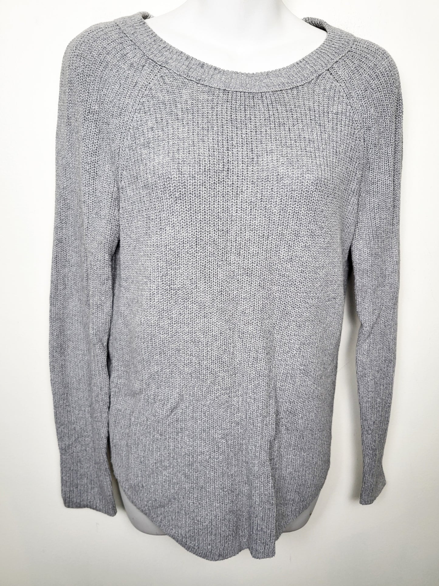 Loft grey shaker stitch sweater | Size XS