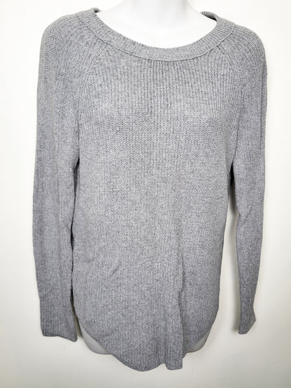 Loft grey shaker stitch sweater | Size XS