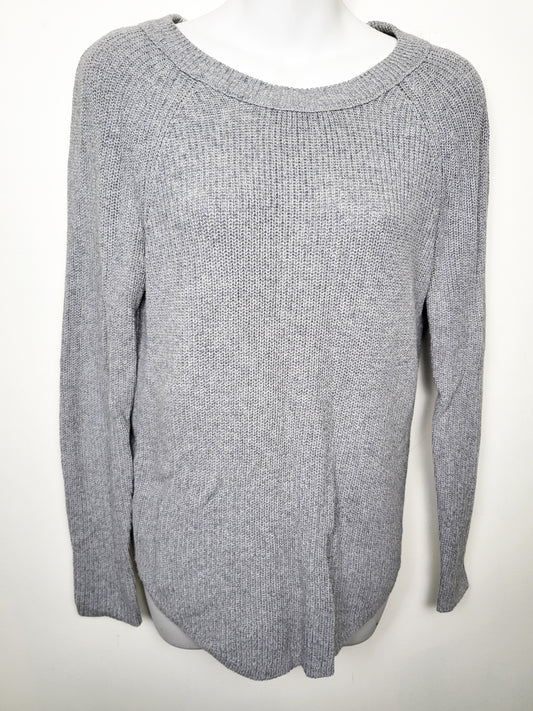 Loft grey shaker stitch sweater | Size XS