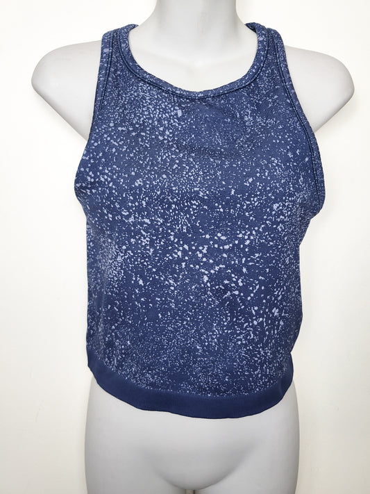 Lululemon Ebb to Street Cropped Racerback Tank Top | size 8
