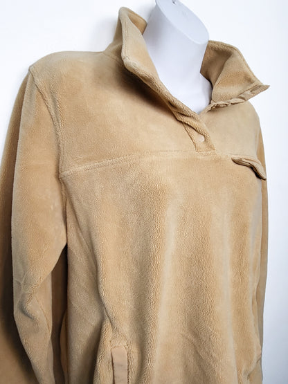 32 Degrees Heat Women's Midweight Snap Arctic Fleece Pullover | Size MEDIUM