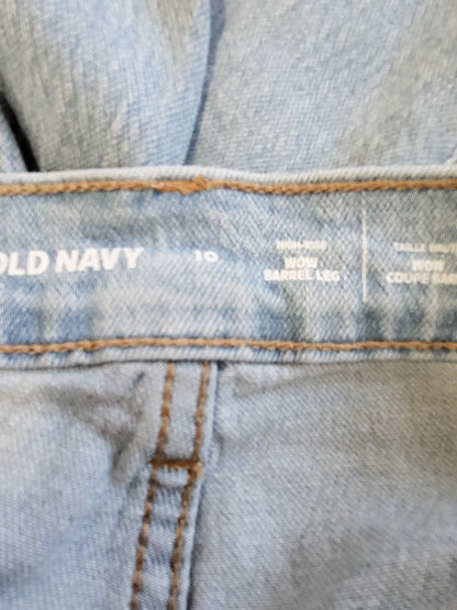 Old Navy WOW high rise barrell leg jeans | Size 10