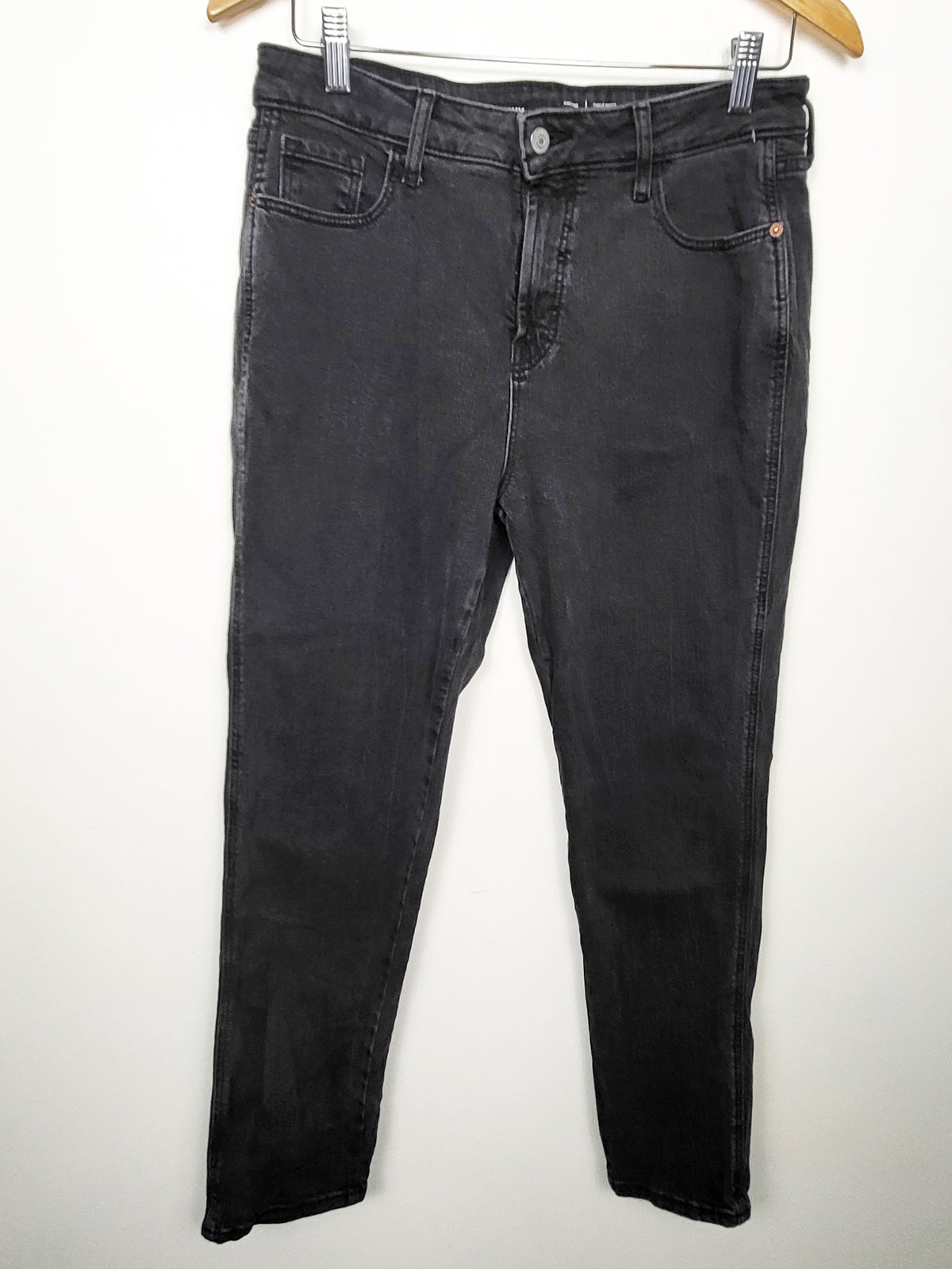 Old Navy grey high rise vintage slim jeans | Size 8