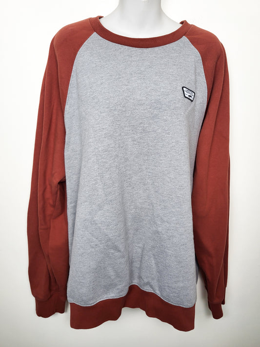 Vans Men's Rutland III Raglan Crewneck Sweatshirt  | Size XL - AS IS