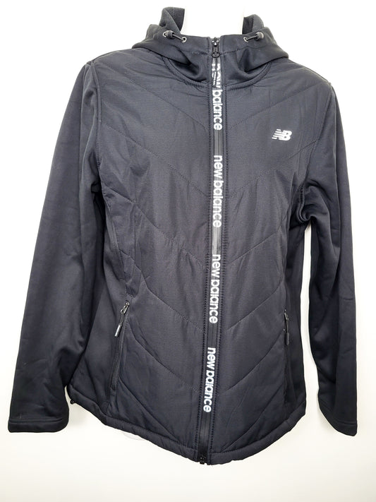 New Balance Women's Hooded Quilted Hybrid Jacket | Size MEDIUM