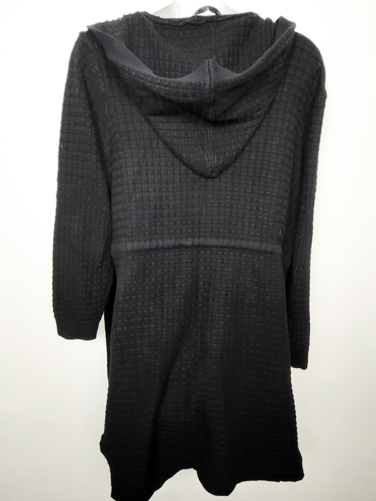 Jolie & Joy Women's Waffle-Knit Hooded Duster Cardigan | Sizes like a MEDIUM