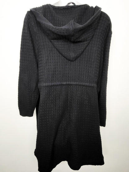Jolie & Joy Women's Waffle-Knit Hooded Duster Cardigan | Sizes like a MEDIUM