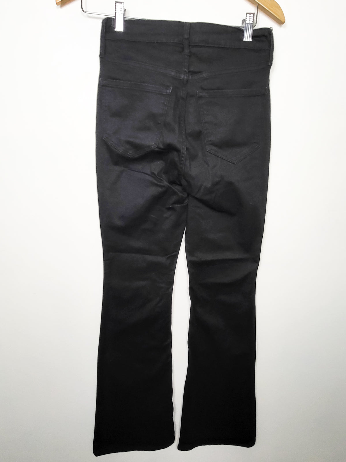 Old Navy black "Fits You" extra high rise flare stretchy denim pants | Size 2-6