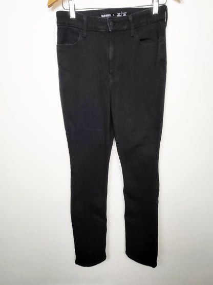 Old Navy black high rise WOW straight jeans | Size 8