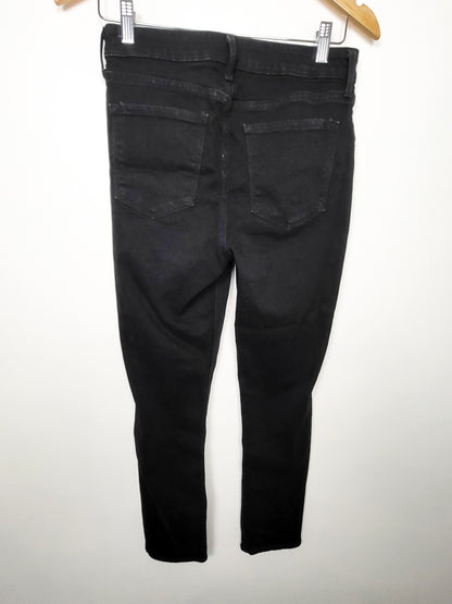 Old Navy black high rise WOW straight jeans | Size 8