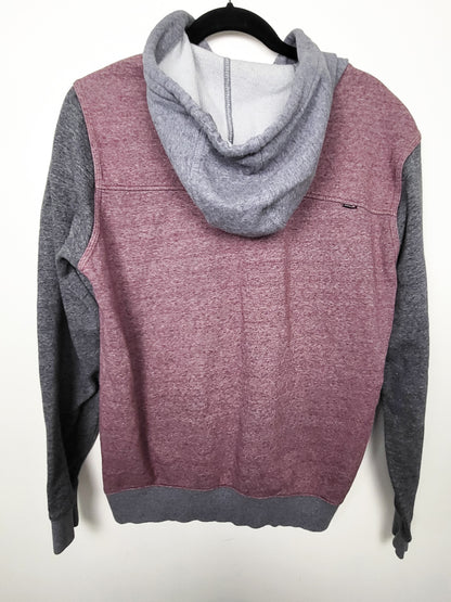 Hurley Men's tri-blend button-neck pullover hoodie | Size MEDIUM