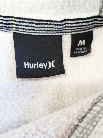 Hurley Men's tri-blend button-neck pullover hoodie | Size MEDIUM
