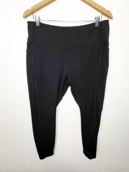 Danskin high-waisted 7/8 leggings with side pockets | Size XXL