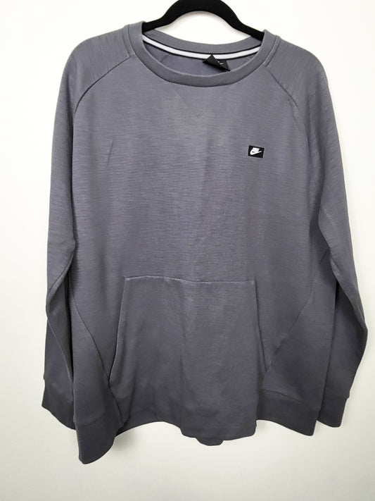 Nike Grey Men's Optic Crew Sweatshirt | Size XL