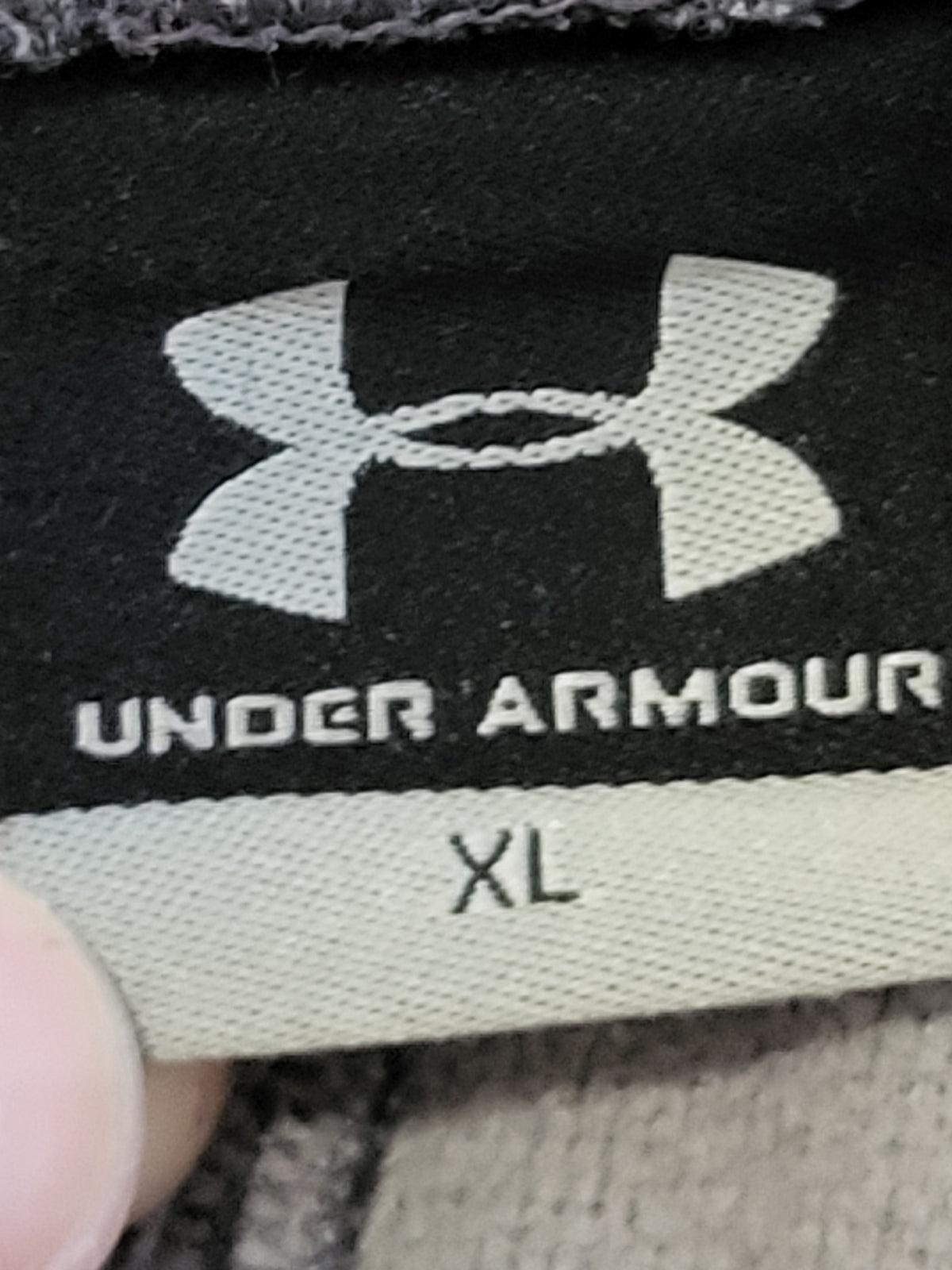 Under Armour Men's Grey Armour Fleece straight-leg sweatpants | Size XL