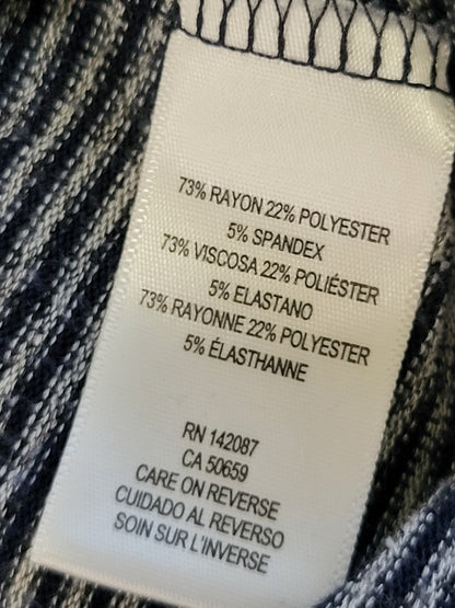 Simply Noelle striped knit pullover sweater | Size L/XL