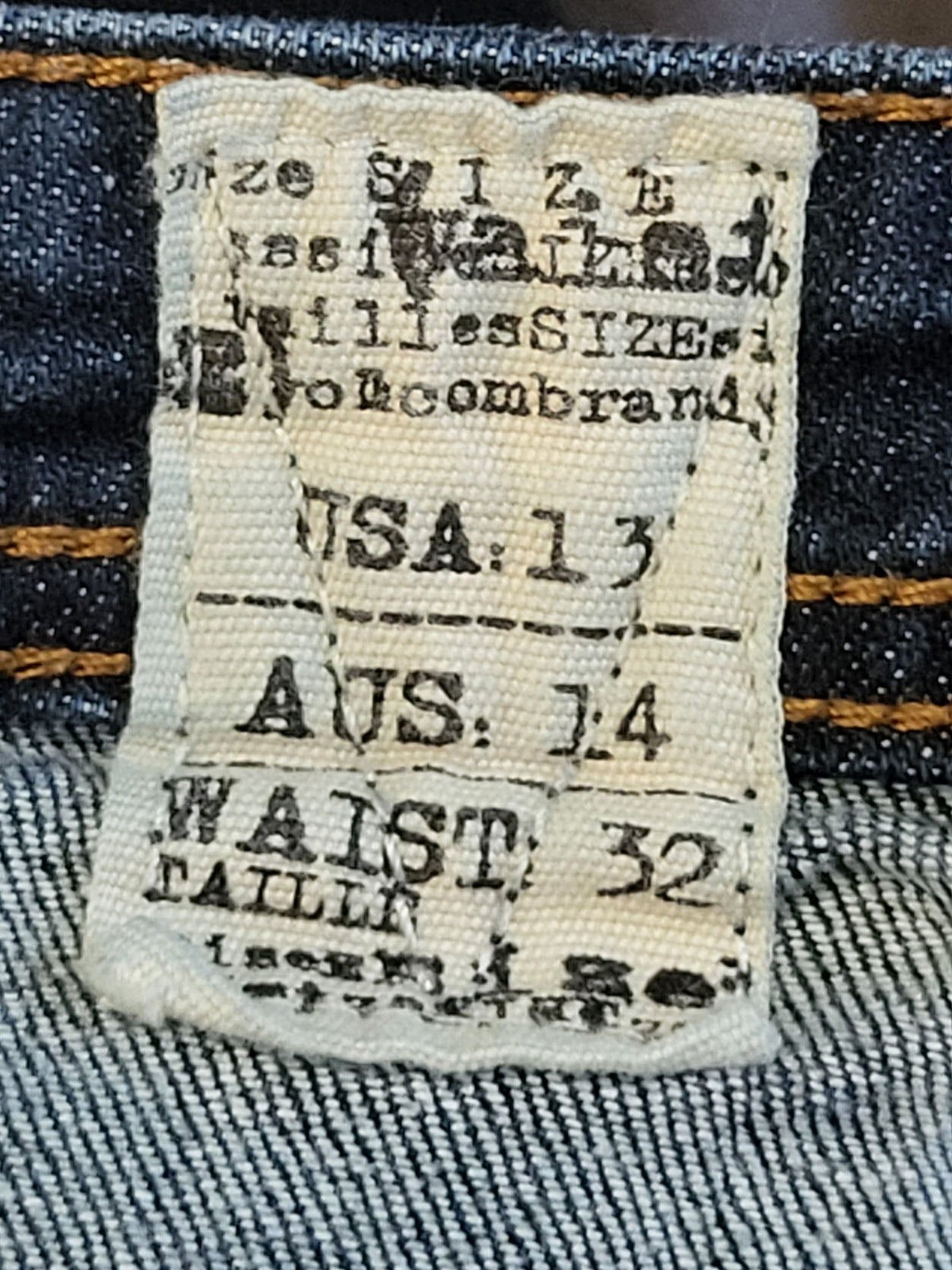 Volcom "Static Straight" denim jeans | Size 13