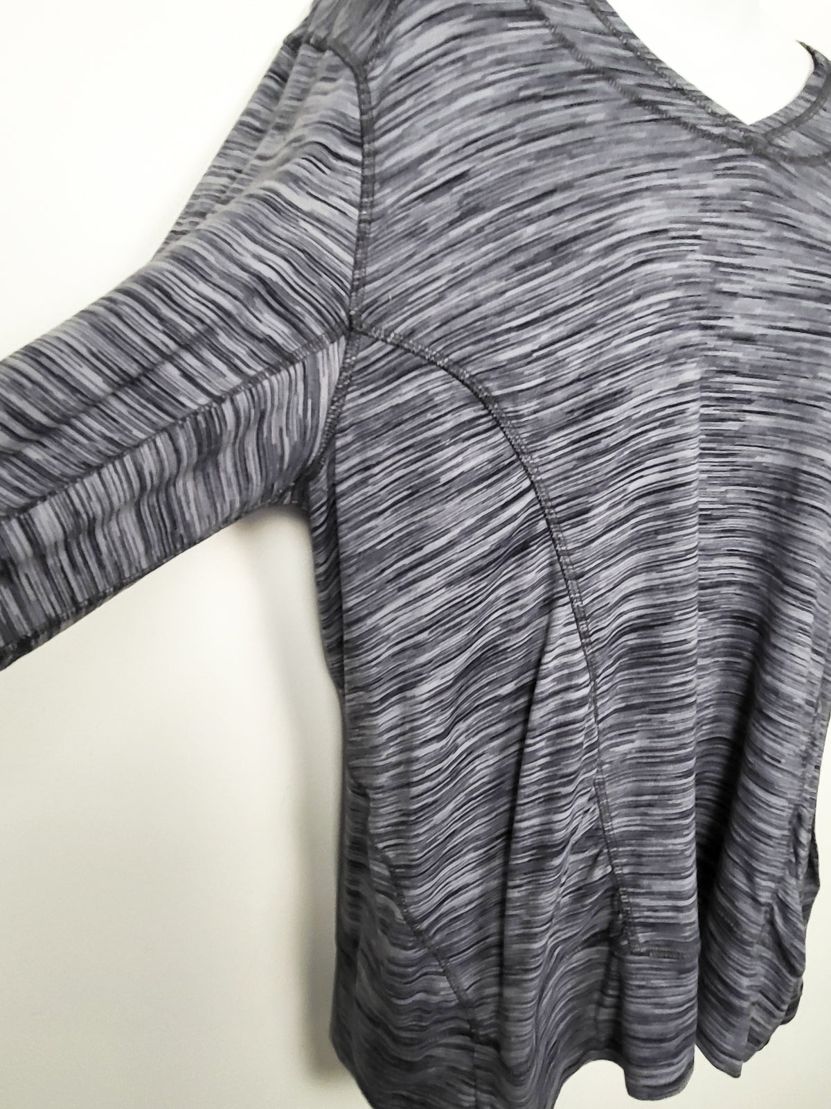Kirkland Signature blue-grey lightweight space-dye pullover hoodie | Size XXL