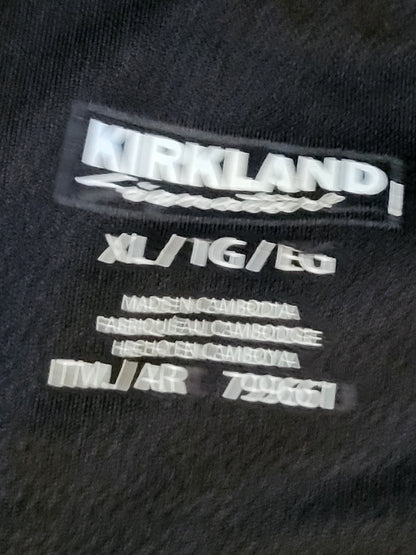Kirkland Signature black high-waisted ankle-length leggings | Size XL