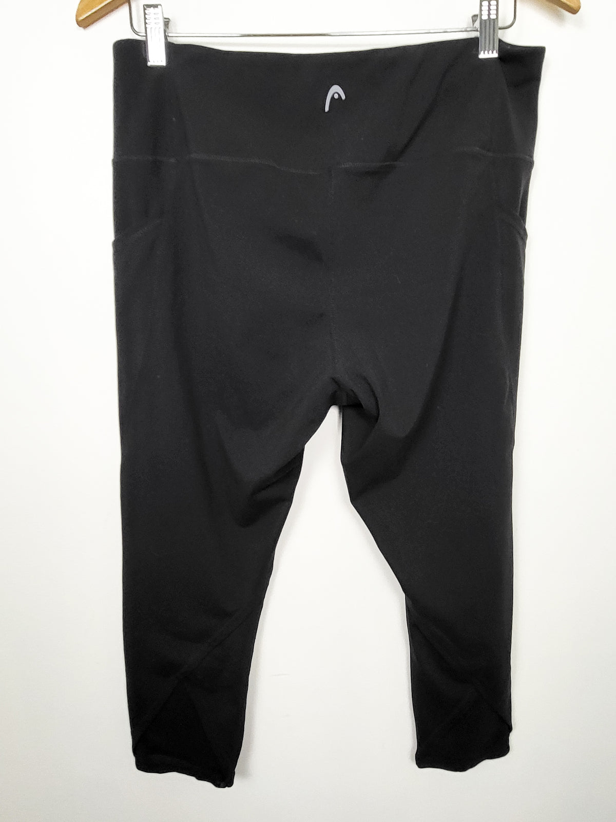 HEAD high-waisted capri leggings with side pockets | Size XL