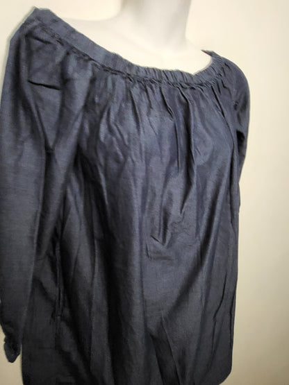 NEW - Polo Ralph Lauren Women's Off-the-Shoulder Denim Top / Blouse | Size 12