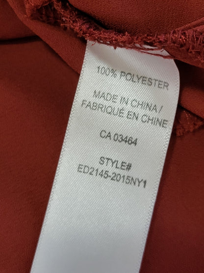 Ricki's rusty red short sleeve tunic drawstring dress | Size MEDIUM