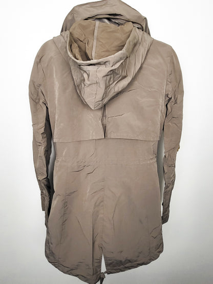 BCBGMAXAZRIA Taupe Women's Field Anorak Utility Jacket | Size MEDIUM
