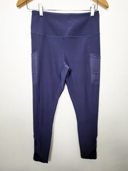 Mondetta Women's High-Waisted Mesh-Trim Pocket Leggings | Size SMALL