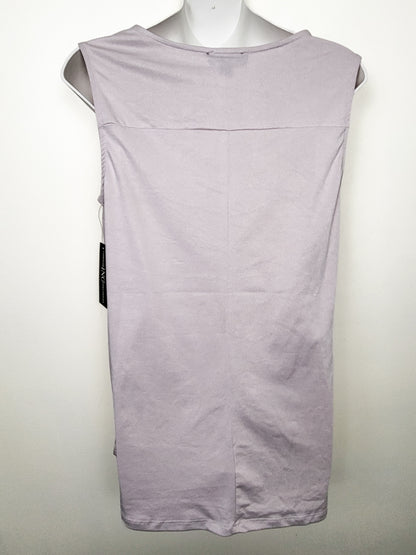 NEW - INC Lavender Women's Zip-Front Sleeveless Blouse | Size MEDIUM