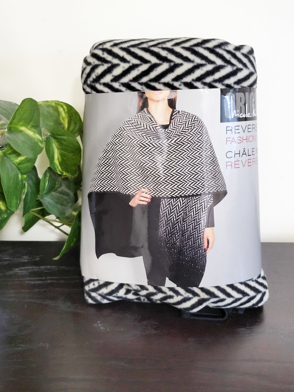 NEW - Nicole Miller Reversible Wrap | One Size Fits All