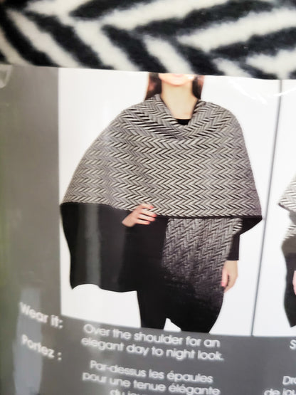 NEW - Nicole Miller Reversible Wrap | One Size Fits All
