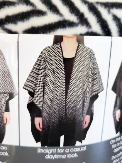 NEW - Nicole Miller Reversible Wrap | One Size Fits All