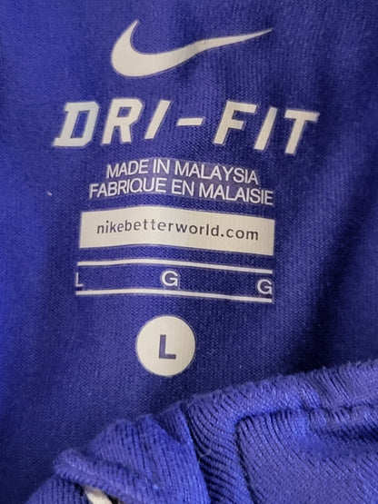 Nike Women's Royal Blue  Dri-FIT Element 1/2-Zip Running Top | Size LARGE