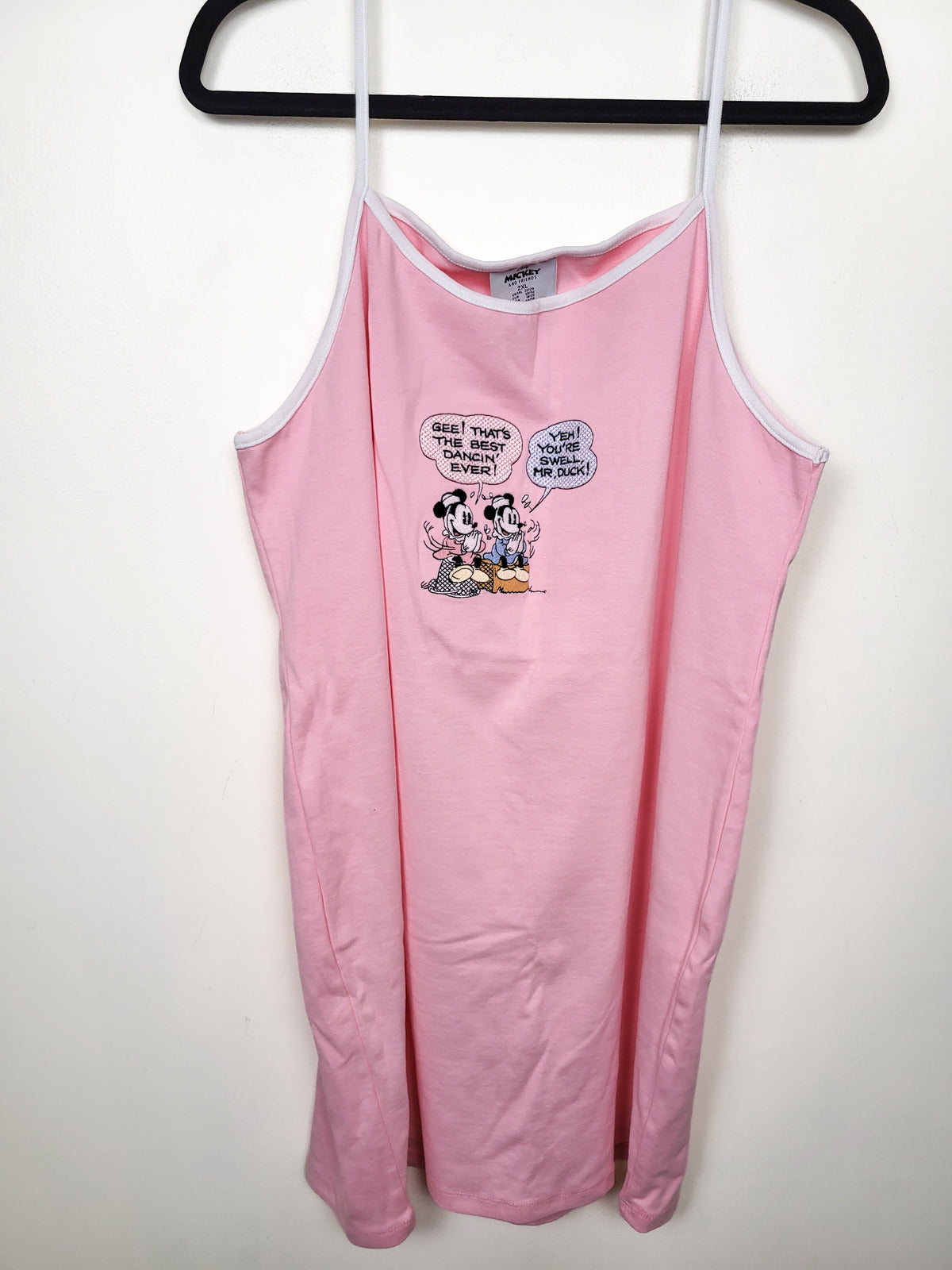 Disney Mickey and Friends Women's Pink Cami Sleep Dress / Nightgown | Size 2XL
