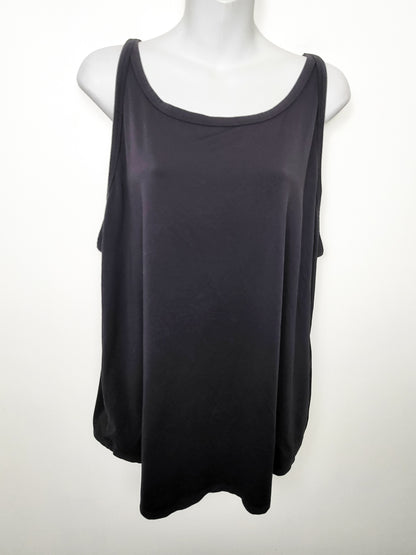 Nike Women's Dark Grey Dri-FIT Open-Back Training Tank Top | Size XL