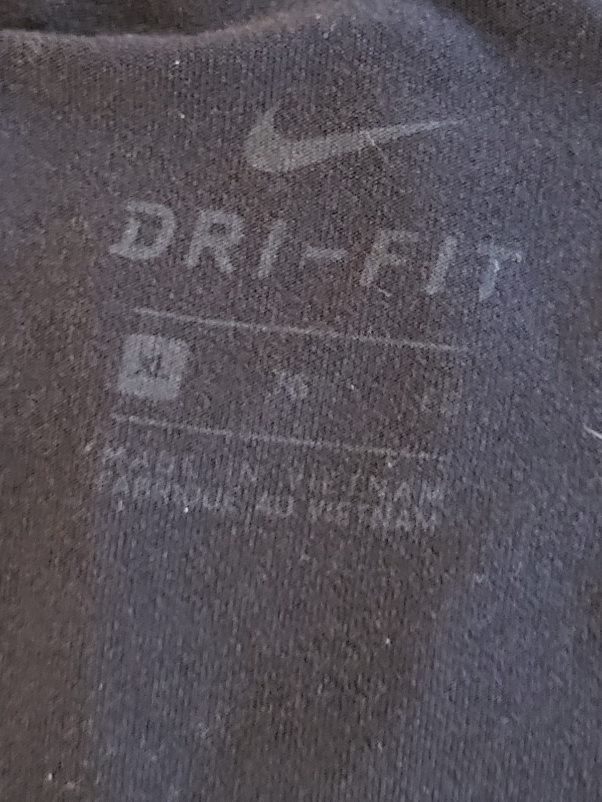 Nike Women's Dark Grey Dri-FIT Open-Back Training Tank Top | Size XL