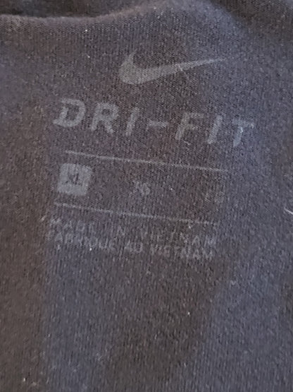 Nike Women's Dark Grey Dri-FIT Open-Back Training Tank Top | Size XL