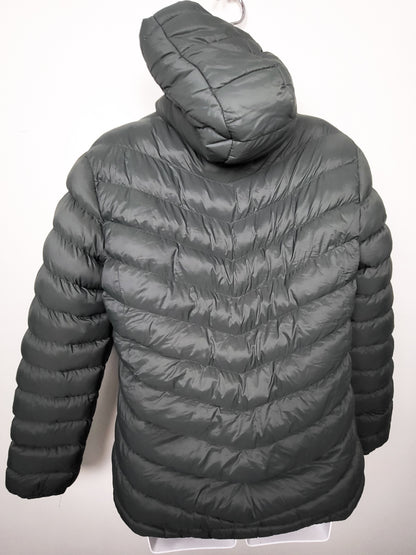 Mountain Warehouse Florence Women's Grey-Green Fur/Sherpa-Lined Padded Jacket | Size 8